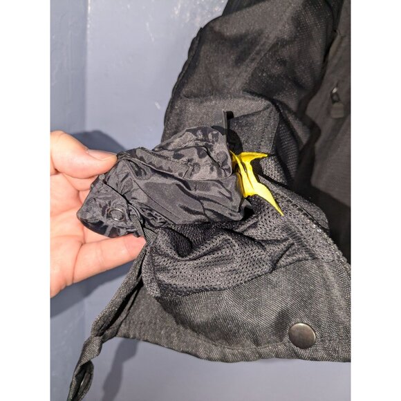 Scorpion Exo Women Blk Motorcycle Jacket Large Quilted Zippered Cuffs liner - Picture 8 of 16